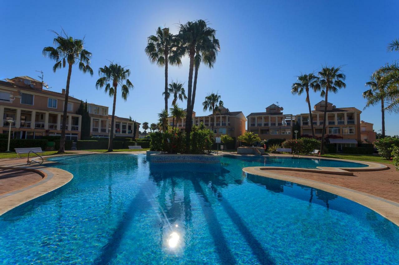 Apartamento Playa Con Piscina Y Terraza En Urbanizacion De Lujo デニア エクステリア 写真