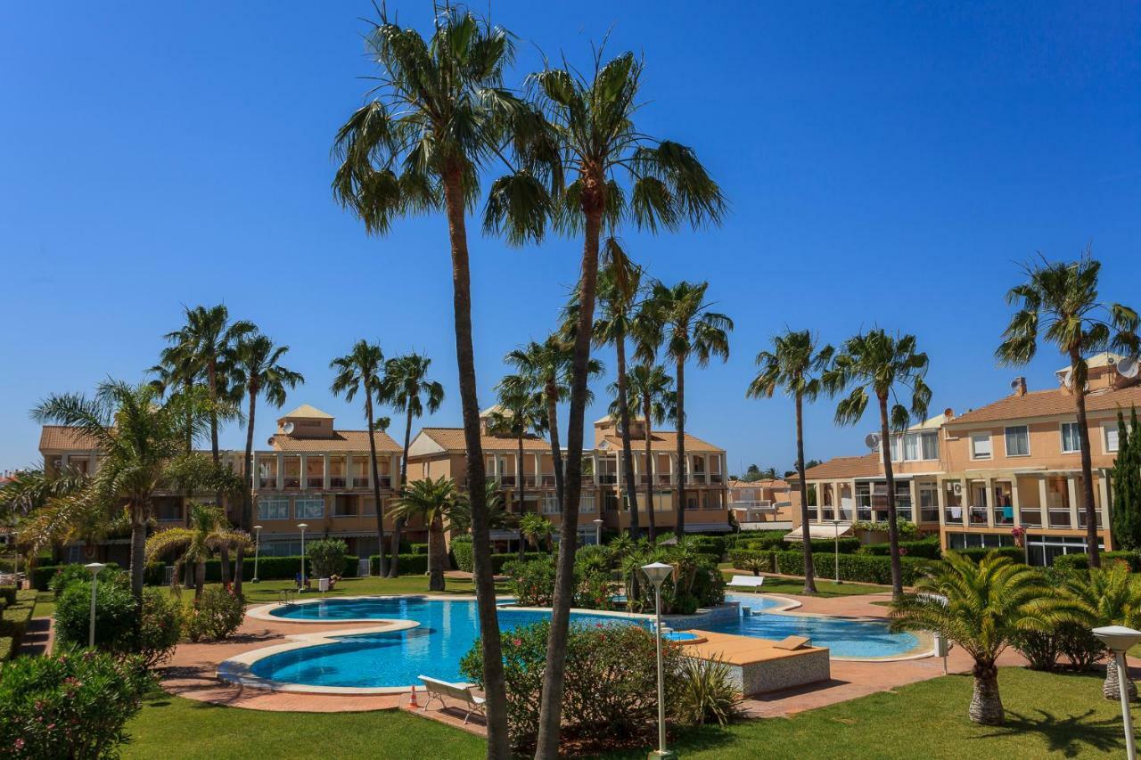 Apartamento Playa Con Piscina Y Terraza En Urbanizacion De Lujo デニア エクステリア 写真